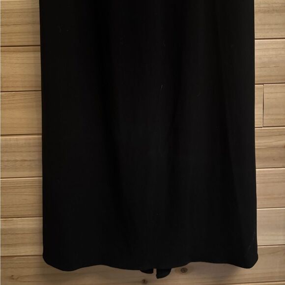 Vintage DJ Nights Size Medium Black High Neck Butterfly Moth Beaded Prom Gown - Picture 5 of 12